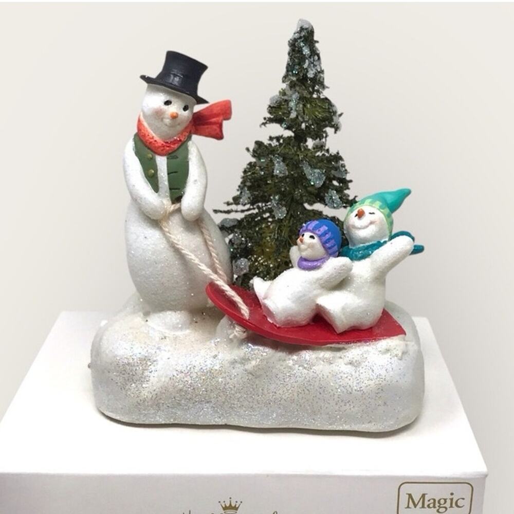 Hallmark Musical Snowmen Christmas Ornament  Most Wonderful Time of the Year